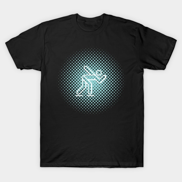 Speed Skating T-Shirt by Boo Face Designs